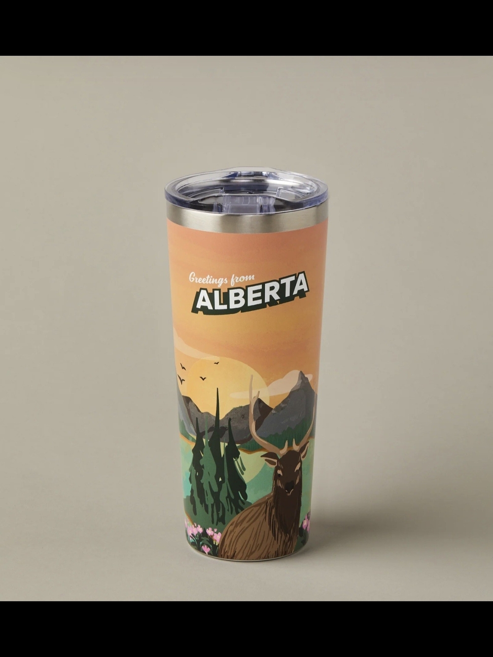 NEW Tim Hortons Alberta Stainless Steel 22oz 2026 Travel Collection Tumbler